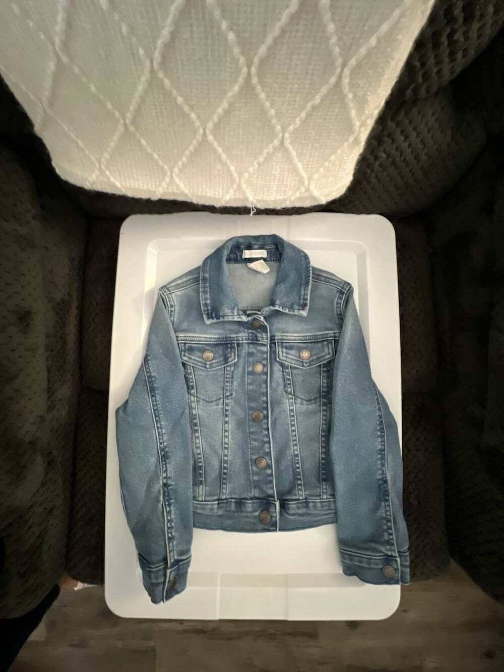 Falls Creek Denim Jacket Size 4/5 Blue